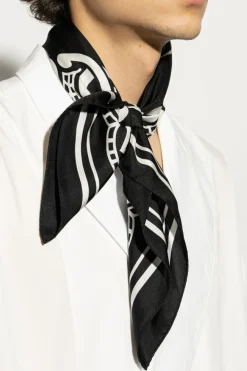 Dolce & Gabbana CZARNY Jedwabna chusta