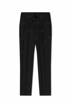 Dolce & Gabbana CZARNY Jedwabne spodnie