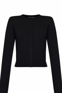 Dolce & Gabbana CZARNY Kaszmirowy kardigan