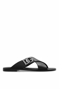 Dolce & Gabbana CZARNY Klapki ‘Light’