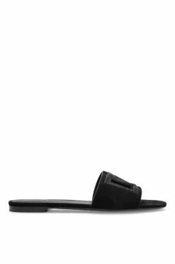 Dolce & Gabbana CZARNY Klapki z logo