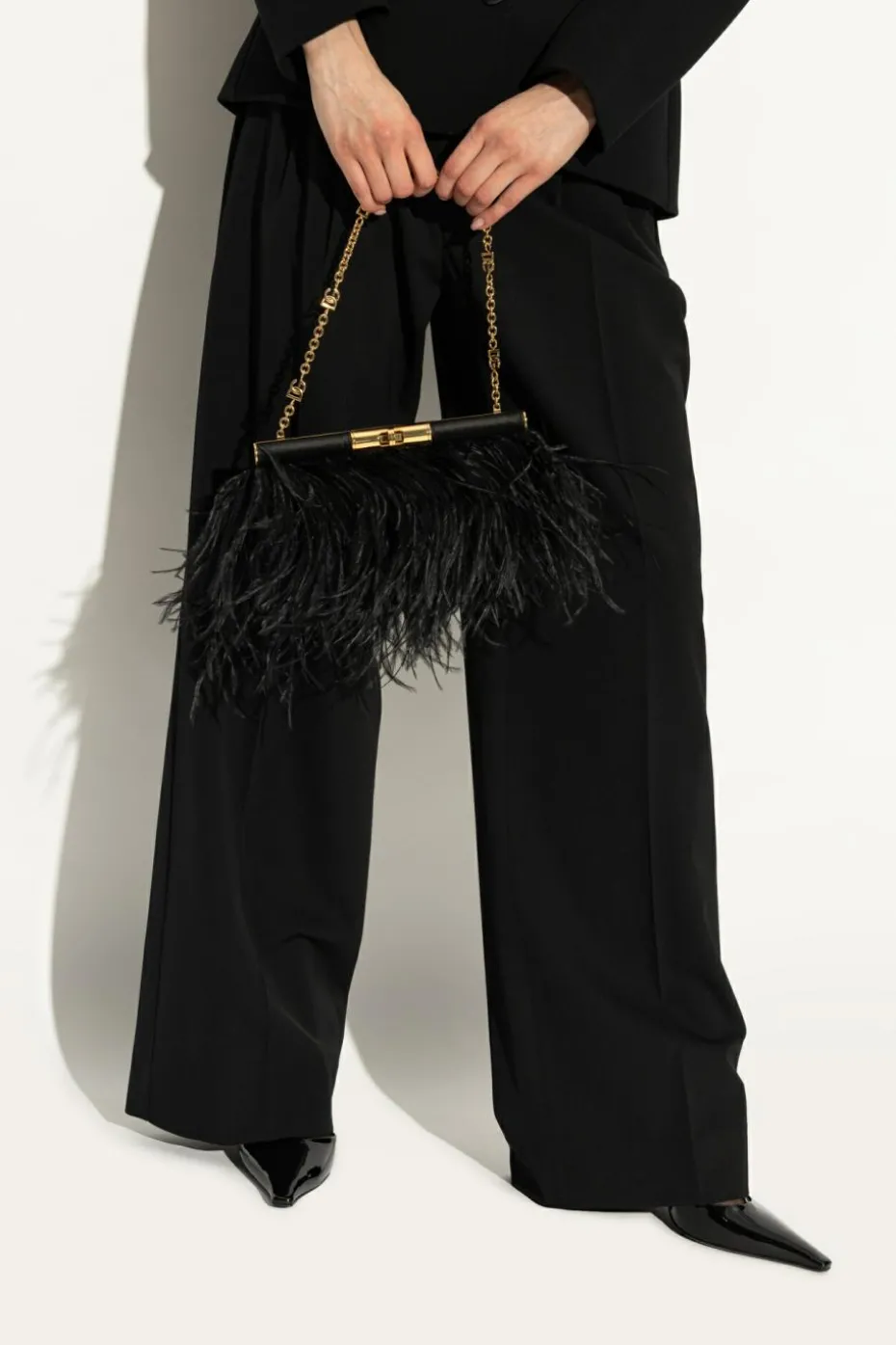 Dolce & Gabbana CZARNY Kopertówka `Marlene Medium`
