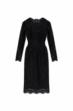 Dolce & Gabbana CZARNY Koronkowa sukienka