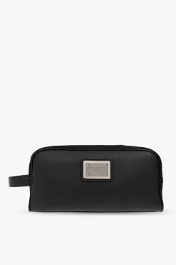 Dolce & Gabbana CZARNY Kosmetyczka z logo