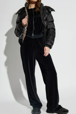 Dolce & Gabbana CZARNY Kurtka puchowa z logo