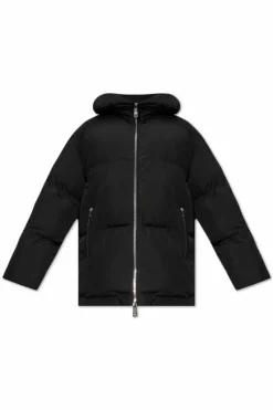 Dolce & Gabbana CZARNY Kurtka z kołnierzem