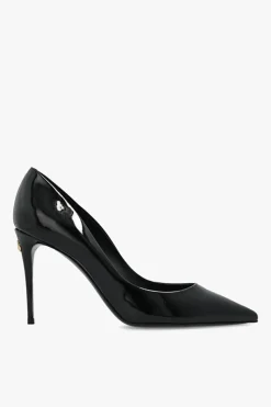 Dolce & Gabbana CZARNY Lakierowane szpilki ‘Cardinale’