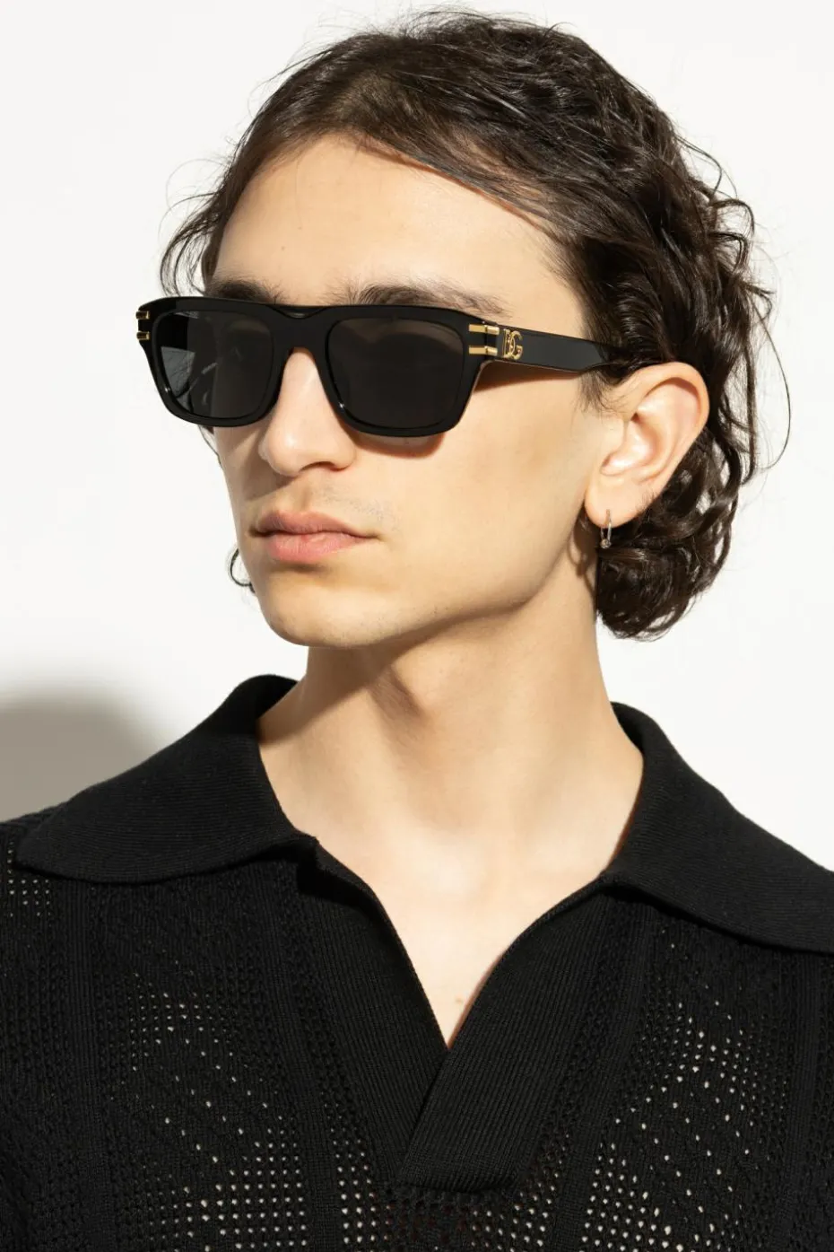 Dolce & Gabbana CZARNY Okulary przeciwsłoneczne