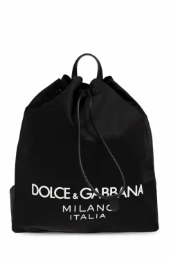 Dolce & Gabbana CZARNY Plecak z logo