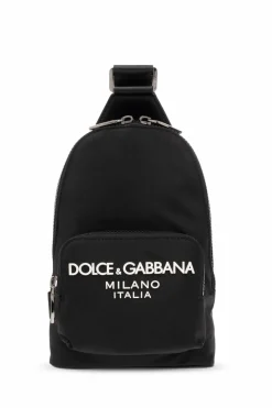 Dolce & Gabbana CZARNY Plecak na jedno ramię