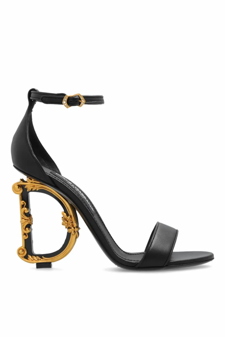 Dolce & Gabbana CZARNY Sandały ‘Keria’