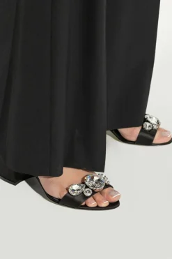Dolce & Gabbana CZARNY Sandały na obcasie