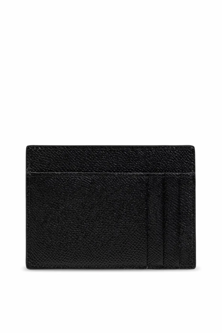 Dolce & Gabbana CZARNY Skórzane etui na karty