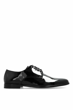 Dolce & Gabbana CZARNY Skórzane buty
