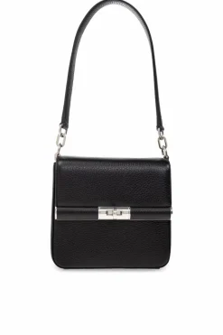 Dolce & Gabbana CZARNY Skórzana torba na ramię