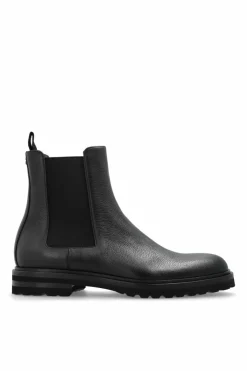 Dolce & Gabbana CZARNY Skórzane botki