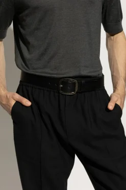 Dolce & Gabbana CZARNY Skórzany pasek