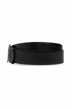 Dolce & Gabbana CZARNY Skórzany pasek