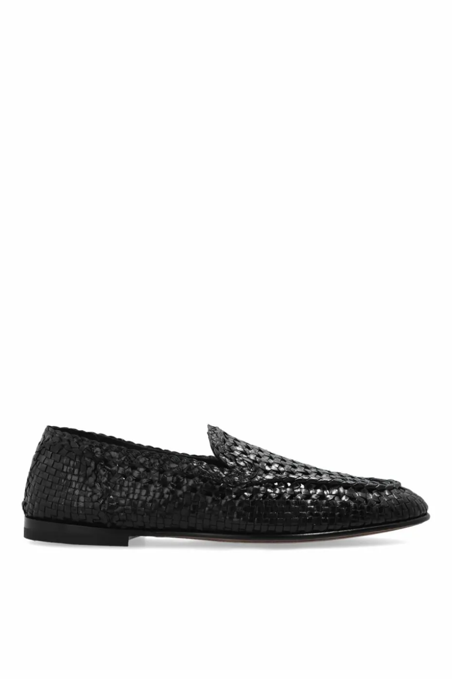 Dolce & Gabbana CZARNY Skórzane buty typy `loafers`