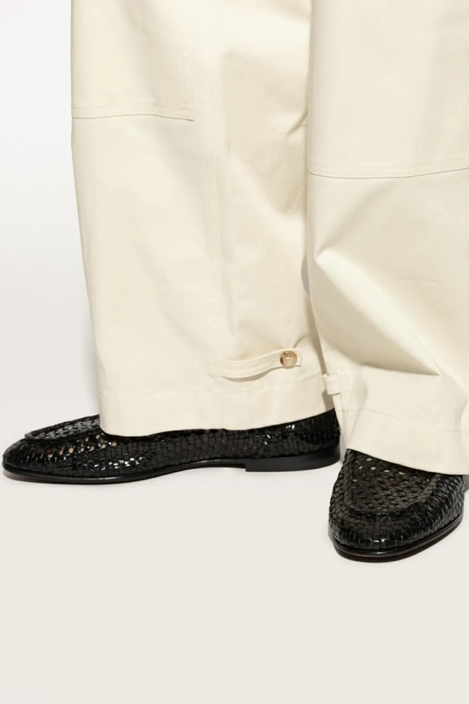 Dolce & Gabbana CZARNY Skórzane buty typy `loafers`