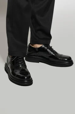 Dolce & Gabbana CZARNY Skórzane buty typu ‘oxford’