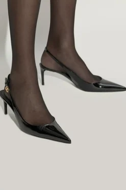 Dolce & Gabbana CZARNY Skórzane buty