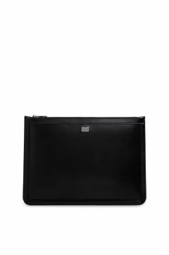 Dolce & Gabbana CZARNY Skórzana kopertówka