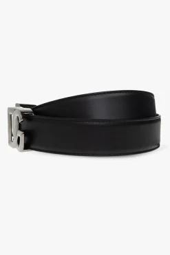 Dolce & Gabbana CZARNY Skórzany pasek