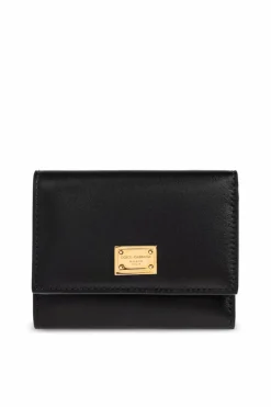 Dolce & Gabbana CZARNY Skórzany portfel