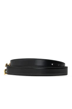 Dolce & Gabbana CZARNY Skórzany pasek