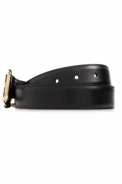 Dolce & Gabbana CZARNY Skórzany pasek