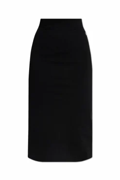 Dolce & Gabbana CZARNY Spódnica z logo