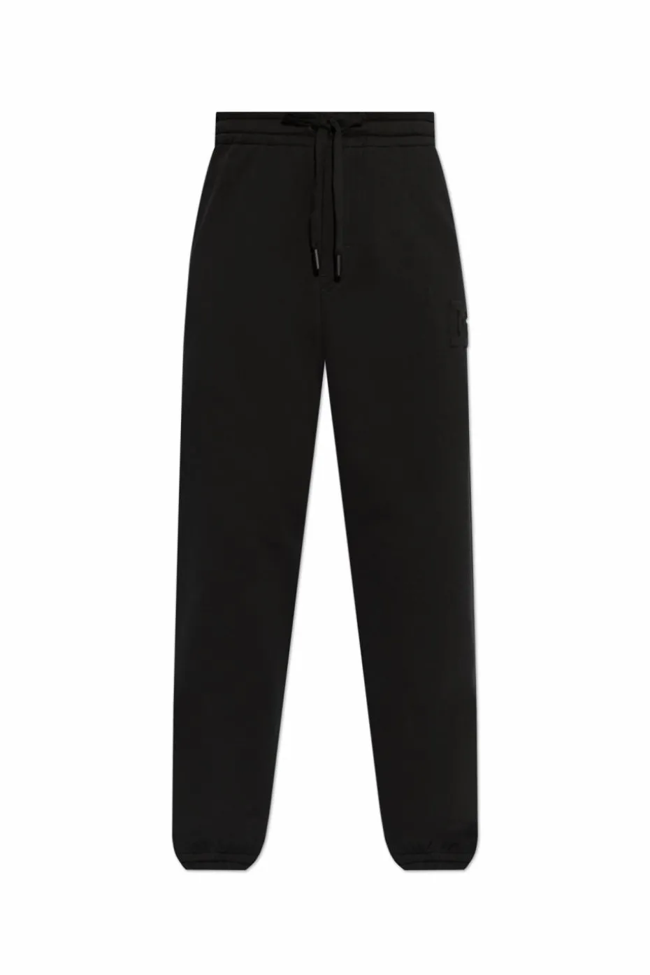 Dolce & Gabbana CZARNY Spodnie dresowe z logo