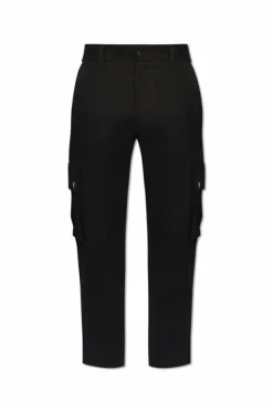 Dolce & Gabbana CZARNY Spodnie z logo