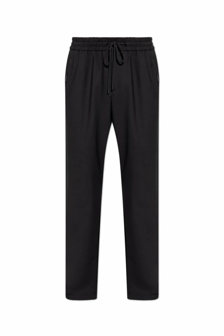 Dolce & Gabbana CZARNY Spodnie z lampasem