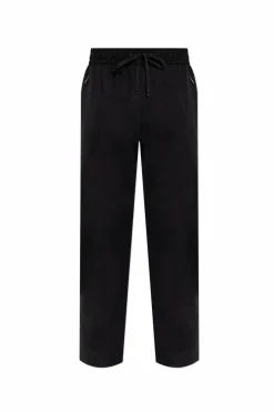 Dolce & Gabbana CZARNY Spodnie o luźnym kroju
