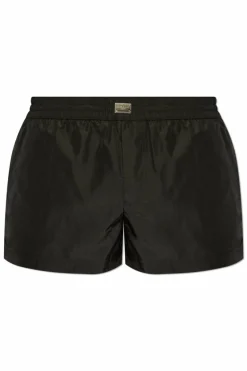 Dolce & Gabbana CZARNY Szorty kąpielowe