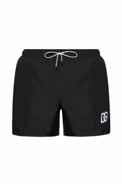 Dolce & Gabbana CZARNY Szorty kąpielowe z logo