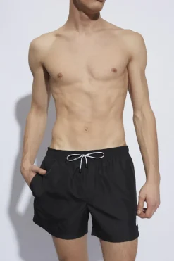 Dolce & Gabbana CZARNY Szorty kąpielowe z logo