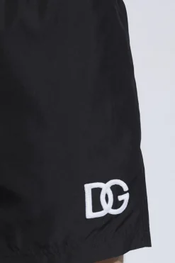 Dolce & Gabbana CZARNY Szorty kąpielowe z logo