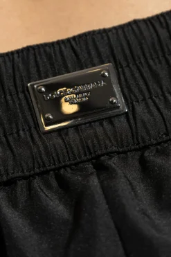 Dolce & Gabbana CZARNY Szorty kąpielowe