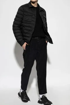 Dolce & Gabbana CZARNY Sztruksowe spodnie