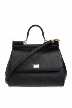 Dolce & Gabbana CZARNY Torba do ręki `Sicily Large`