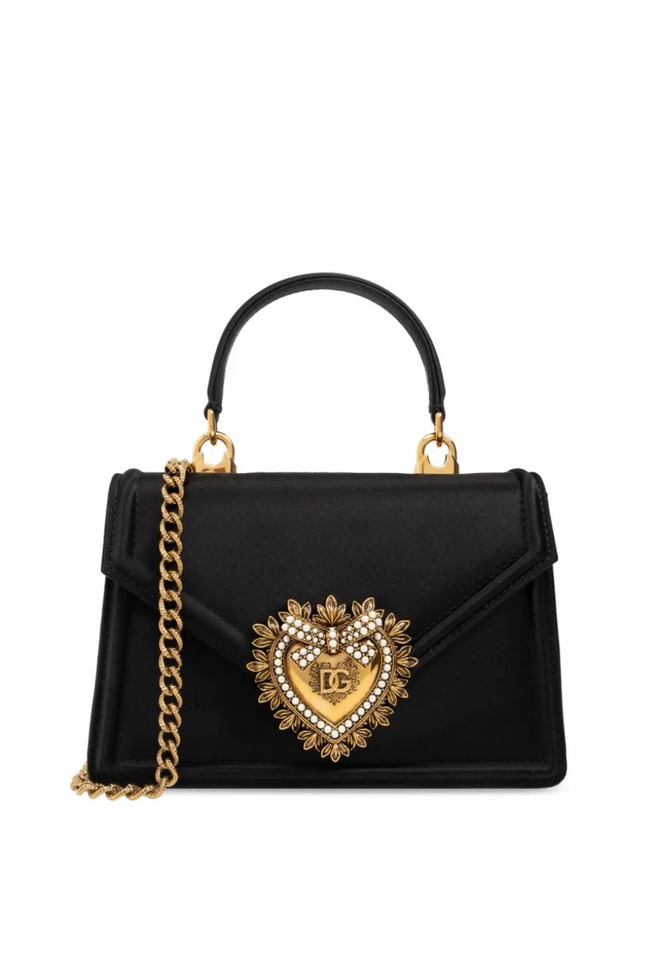 Dolce & Gabbana CZARNY Torba na ramię `Devotion Small`