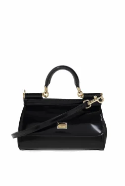 Dolce & Gabbana CZARNY Torba na ramię ‘Sicily Small’