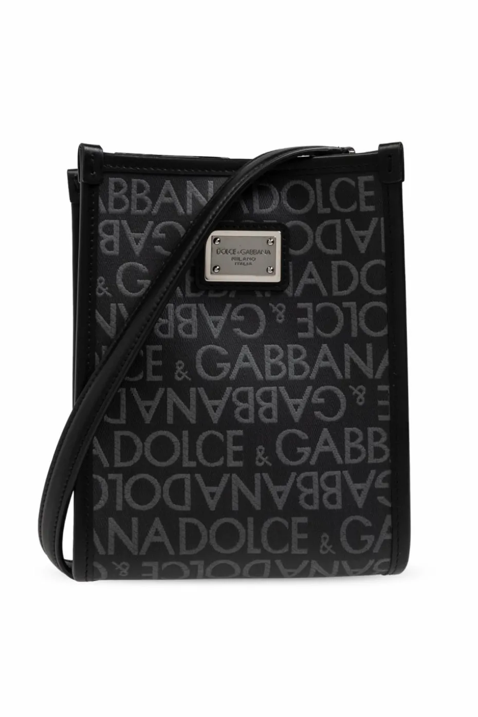 Dolce & Gabbana CZARNY Torba na ramię z logo