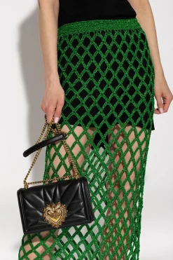 Dolce & Gabbana CZARNY Torba na ramię ‘Devotion’