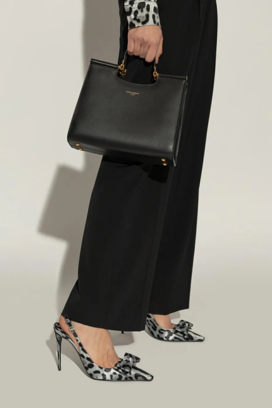 Dolce & Gabbana CZARNY Torba do ręki `Sicily`