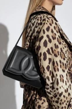 Dolce & Gabbana CZARNY Torba na ramię z logo