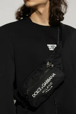 Dolce & Gabbana CZARNY Torba na pas ‘Sicilia DNA’